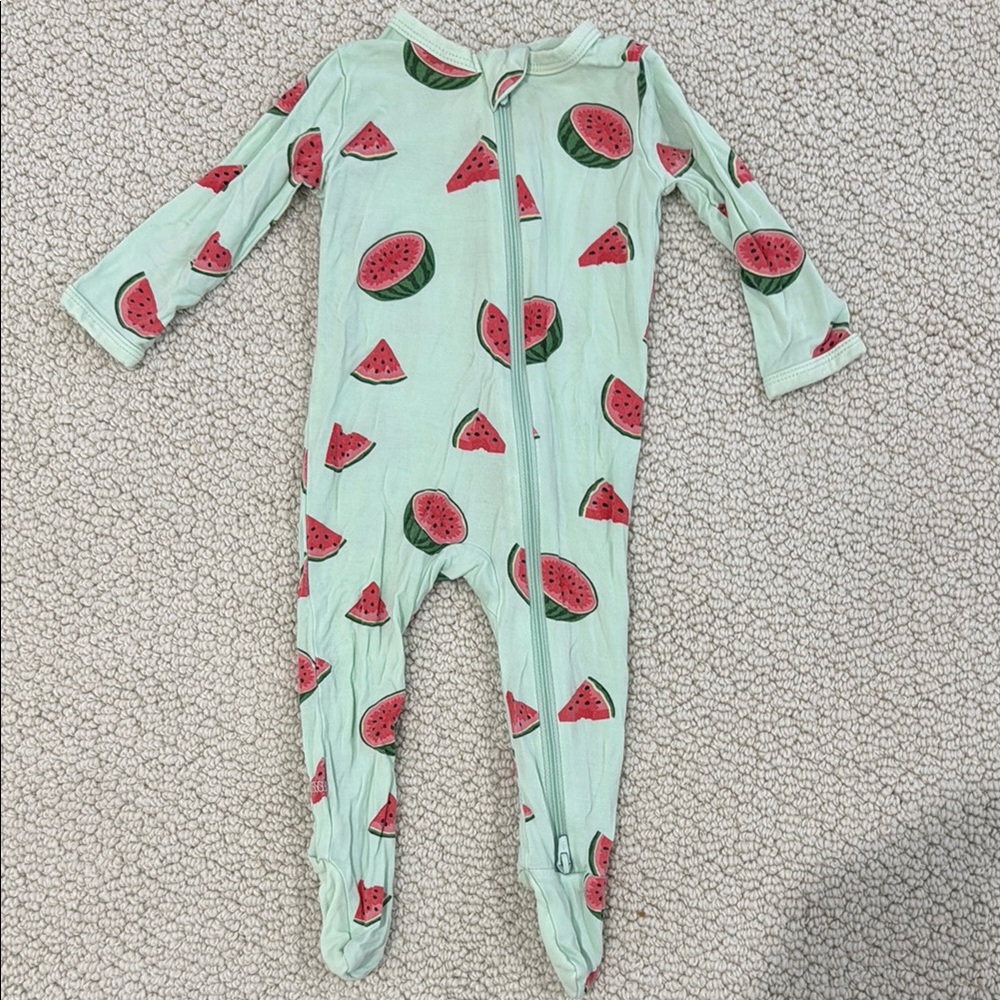 Kyte BABY Watermelon Patterned Kids Footie